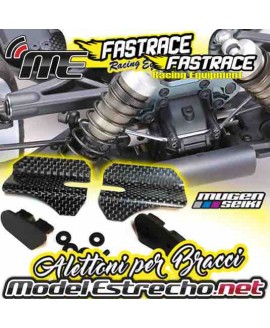ALERONES CARBONO FLAP WING TRAPECIO DEL. SUPERIOR  MUGEN MBX7R/8 DE FASTRACE Ref: FR850MU