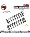 ASSOCIATED RC8B3.2 MUELLES TRASEROS V2 AMARILLO 4.4 IB/in L86 10,25T 1.6D