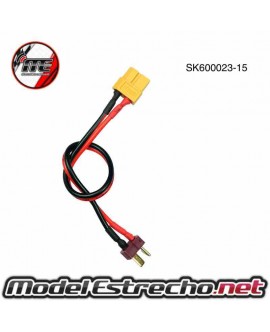 CABLE DE CARGA XT60 A T-DEAN Ref: SK600023-15