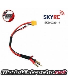 CABLE DE CARGA XT60 A 2S CON BANANA DE 4 Y 5mm Ref: SK600023-14