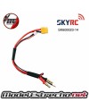 CABLE DE CARGA XT60 A 2S CON BANANA DE 4 Y 5mm Ref: SK600023-14