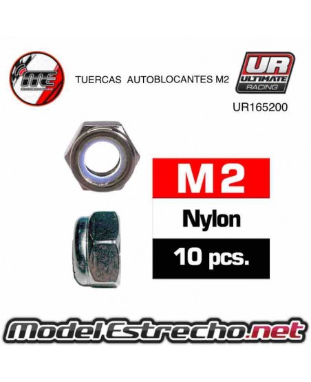TUERCAS AUTOBLOCANTES M2 (10U.)