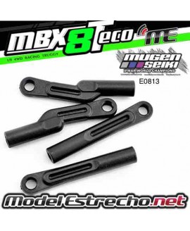 ROTULAS PLASTICO TRAPECIO SUPERIOR TRASERO MUGEN MBX7T / 8T TRUGGY Ref: E0813