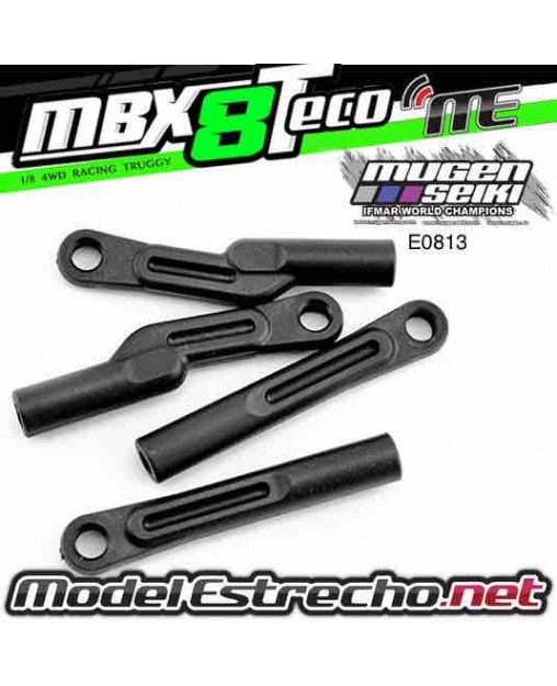 ROTULAS PLASTICO TRAPECIO SUPERIOR TRASERO MUGEN MBX7T / 8T TRUGGY Ref: E0813
