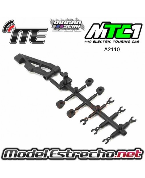 TRAPECIO SUPERIOR DELANTERO MUGEN MTC1 (1U.)Ref: A2110