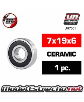 RODAMIENTO 7x19x6 CERAMICO DELANTERO MOTOR Ref:UR7501
