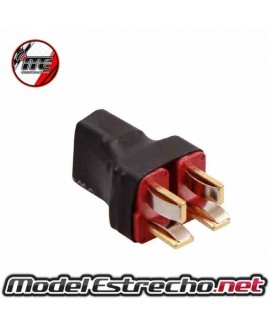 CONECTOR T-DEAN HEMBRA A 2 T-DEAN MACHO CONECTADOS EN PARALELO