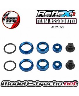 ASSOCIATED REFLEX 14B 14T FT SHOCK CAPS COLLARS BL. ALUMINIM Ref: AS21556