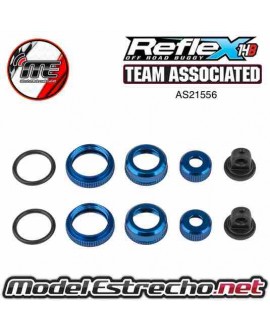 ASSOCIATED REFLEX 14B 14T FT SHOCK CAPS COLLARS BL. ALUMINIM Ref: AS21556