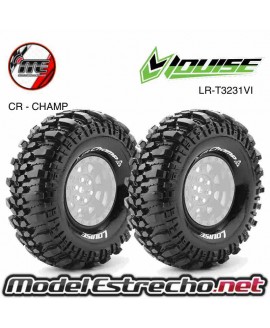 RUEDAS CRAWLER 1.9" LOUISE CR-CHAMP 1/10 SOLO GOMA Ref: LR-T3231VI