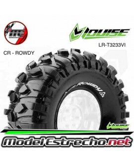 RUEDAS CRAWLER 1.9" LOUISE CR-ROWDY 1/10 SOLO GOMA Ref: LR-T3233VI