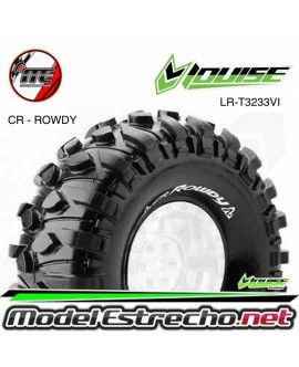 RUEDAS CRAWLER 1.9" LOUISE CR-ROWDY 1/10 SOLO GOMA Ref: LR-T3233VI