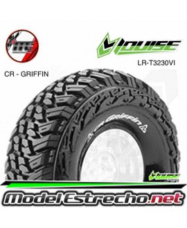 RUEDAS CRAWLER 1.9" LOUISE CR-GRIFFIN 1/10 SOLO GOMA Ref: LR-T3230VI
