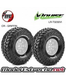 RUEDAS CRAWLER 1.9" LOUISE CR-GRIFFIN 1/10 SOLO GOMA Ref: LR-T3230VI