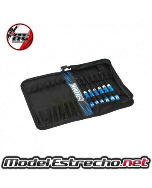 SET DE HERRAMIENTAS BASICAS TITAN 6 PIEZAS MAS ESTUCHE Ref: 1003