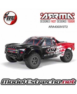 ARRMA SENTON 4X4 V3 3S BLX BRUSHLESS SC ROJO Ref: ARA4303V3T2