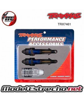 TRAXXAS AMORTIGUADOR DELANTERO LARGO EN AZUL Ref: TRX7461