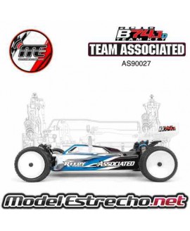 ASSOCIATED COCHE RC10B74.1 4WD TEAM KIT Ref: AS90027
