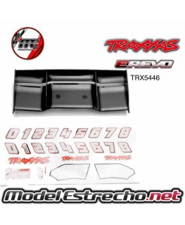 TRAXXAS WING REVO ( EXO CARBON FINISH ) DECAL SHEET