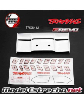 TRAXXAS WING REVO ( EXO CARBON FINISH ) DECAL SHEET