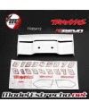 TRAXXAS WING REVO ( EXO CARBON FINISH ) DECAL SHEET