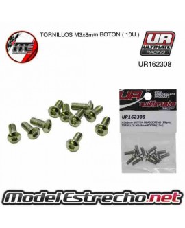 TORNILLOS M3X8MM BOTON Ref: UR162308
