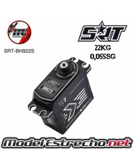 SERVO SRT BH922S HV BRUSHLESS CAJA METALICA  22Kgr. / 0.055 Seg..  Ref: BH922S