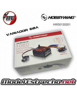 HOBBYWING QUICRUN 1060 60A. BRUSHED ESC 1:10 Ref: HW30120201