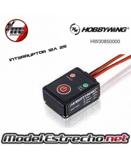 INTERRUPTOR HOBBYWING 12A 2S LIPO . Ref: HW30850000