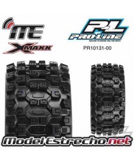 PROLINE BADLANDS MX43 PRO-LOC ALL TERRAIN TIRES MOUNTED FOR X-MAXX