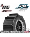 PROLINE BADLANDS MX43 PRO-LOC ALL TERRAIN TIRES MOUNTED FOR X-MAXX