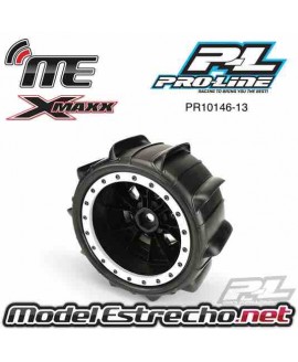 PROLINE BADLANDS MX43 PRO-LOC ALL TERRAIN TIRES MOUNTED FOR X-MAXX