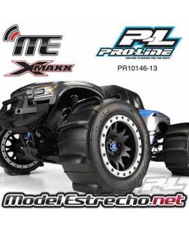 PROLINE BADLANDS MX43 PRO-LOC ALL TERRAIN TIRES MOUNTED FOR X-MAXX