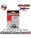 TRAXXAS X-AMXX SPIDER GEAR SHAFT (2) SPACERS (4) 16x23.5x.5 TW  DELANTERO / TRASERO   Ref: TRX7783