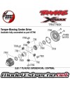 TRAXXAS X-MAXX SPIDER GEAR SHAFT (2) SPACERS (4) 16x23.5x5  Ref: TRX7783X