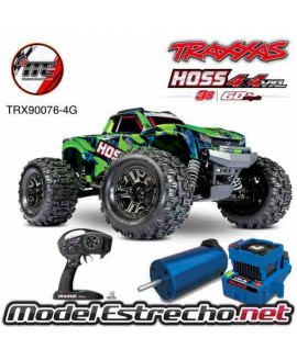 TRAXXAS HOSS MONSTER TRUCK 1/10 RTR 4WD 3S BRUSHLESS VERDE Ref: TRX90076-4G