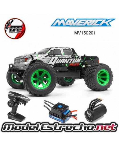 MAVERICK QUANTUM MT FLUX 1/10 4WD MONSTER TRUCK VERDE Ref: MV150201