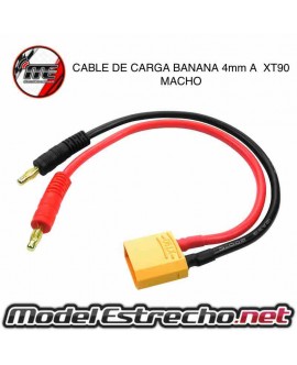 CABLE CARGA BANANA 4mm A XT90