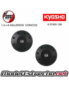 KYOSHO PISTONES AMORTIGUADORES 8x1,3mm MP9