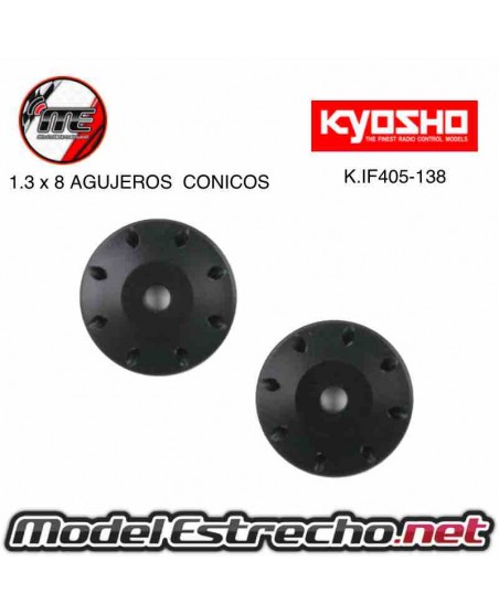 KYOSHO PISTONES AMORTIGUADORES 8x1,3mm MP9