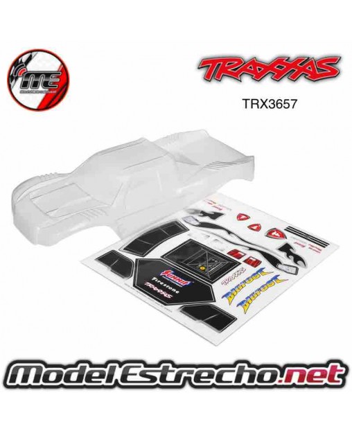TRAXXAS CARROCERIA BIGFOOT TRANSPARENTE CON PEGATINAS 

Ref: TRX3657