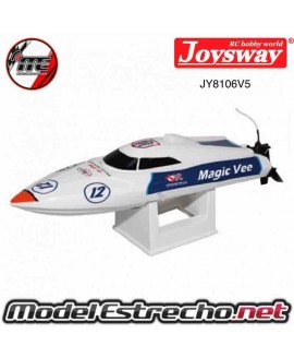 JOYSWAY LANCHA MAGIC VEE V5 2.4Ghz. RTR RACING BOAT 

Ref: JY8106V5