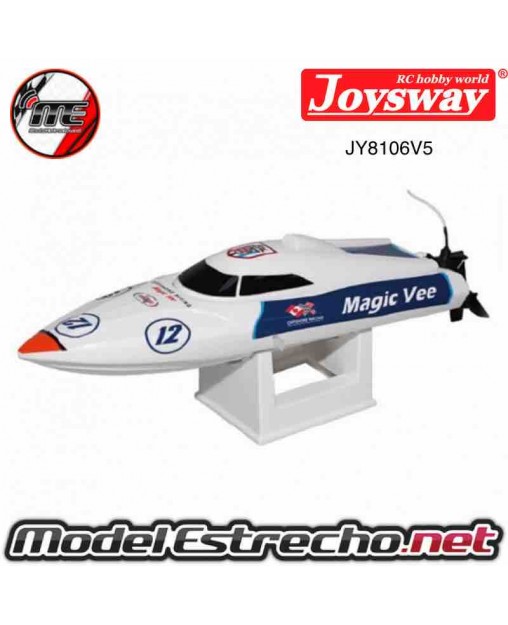 JOYSWAY LANCHA MAGIC VEE V5 2.4Ghz. RTR RACING BOAT 

Ref: JY8106V5