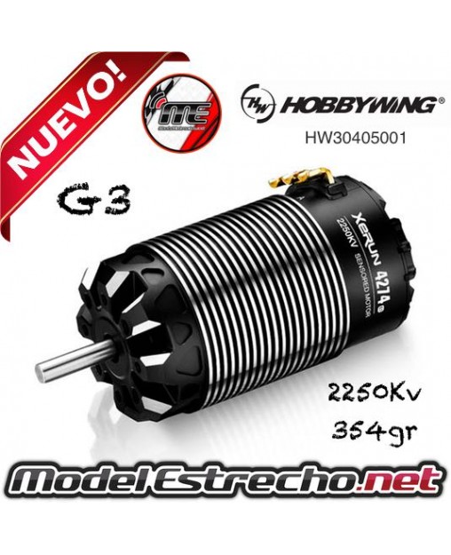 NUEVO MOTOR HOBBYWING XERUN 4268SD G3 2250KV TRUCK MONSTER

Ref: HW30405001