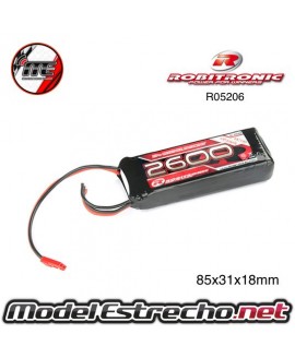 BATERIA LIPO 7.2v. 2600mah 2S 2/3A Receptor PLANA ROBITRONIC

Dimensiones: 85 x 31 x 18 mm

Ref: R05206