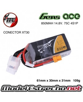 copy of BATERIA GENS ACE 8500MAH 11.1V. 50C 3S1P CONECTOR EC5