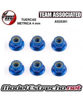 TUERCAS RUEDAS ASSOCIATED FACTORY TEAM BLUE 4mm (6U.)

Ref: AS25391