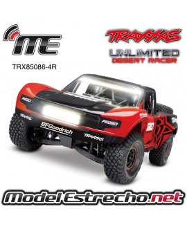 TRAXXAS UNLIMITED DESERT RACER 4WD ROJO CON LED TRX85086-4R