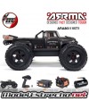 ARRMA NOTORIUS 1/8 MONSTER TRUCK BRUHLESS BLX-4W 6S NEGRO RTR    ARA8611V5T1