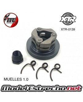 EMBRAGUE COMPLETO XTR ALUMINIO MAS MUELLES 1.0

Ref: XTR-0139